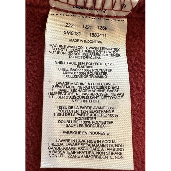 Men's Omni Wind Maroon & Black Hooded Jacket in Size Large - Picture 6 of 10